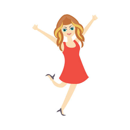 female icon for website design and desktop envelopment, development. Premium pack.のイラスト素材