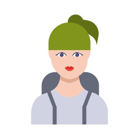 tourist icon for website design and desktop envelopment, development. Premium pack.のイラスト素材