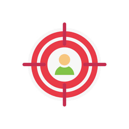 audience icon for website design and desktop envelopment, development. Premium pack.のイラスト素材