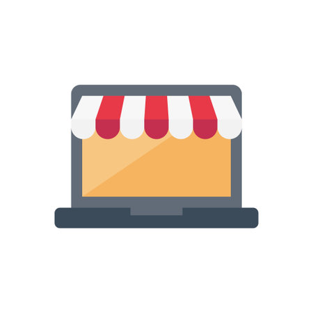 store icon for website design and desktop envelopment, development. Premium pack.のイラスト素材