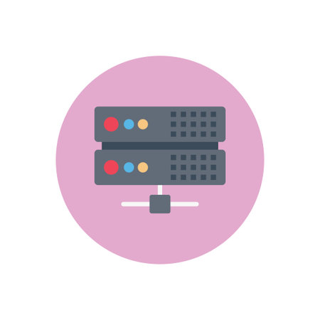 database icon for website design and desktop envelopment, development. Premium pack.