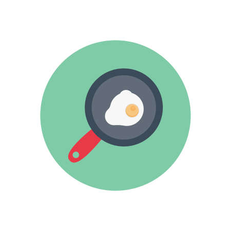 omelette illustration background.のイラスト素材