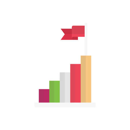 flag icon for website design and desktop envelopment, development. Premium pack.のイラスト素材