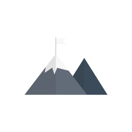 goal icon for website design and desktop envelopment, development. Premium pack.のイラスト素材