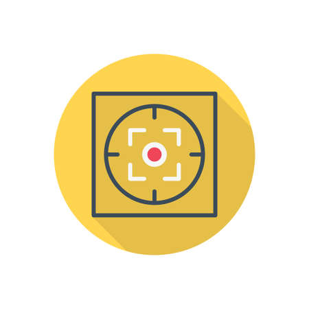 focus icon for website design and desktop envelopment, development. Premium pack.のイラスト素材