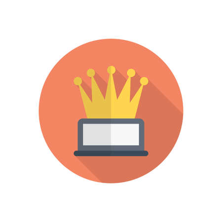 winner icon for website design and desktop envelopment, development. Premium pack.のイラスト素材