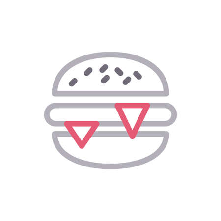 fast food icon for website design and desktop envelopment, development. Premium pack.のイラスト素材