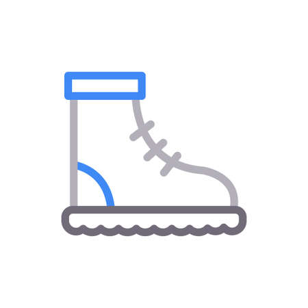 boot icon for website design and desktop envelopment, development. Premium pack.のイラスト素材