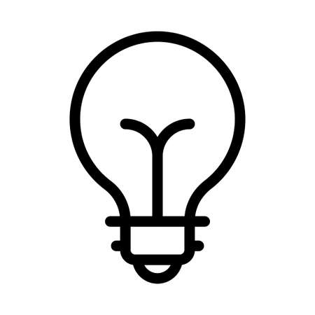 lightbulb iconのイラスト素材