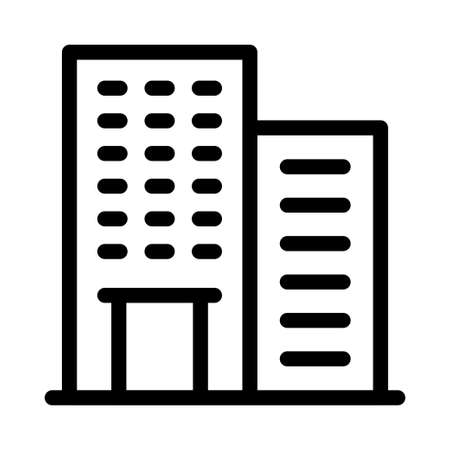 Buildings iconのイラスト素材