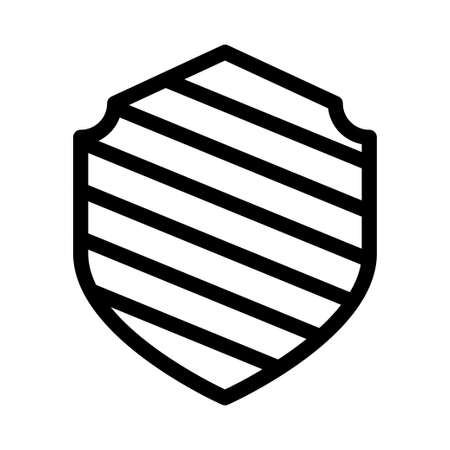 Badge of defense iconのイラスト素材