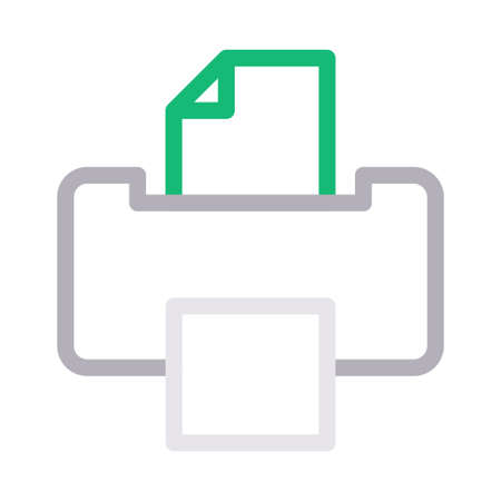 printer iconのイラスト素材