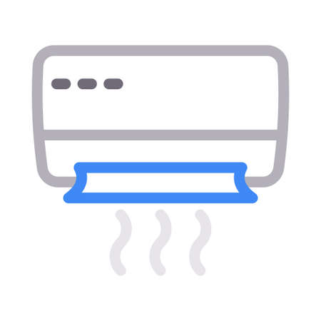 Air conditioner iconのイラスト素材