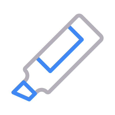 Highlighter marker iconのイラスト素材