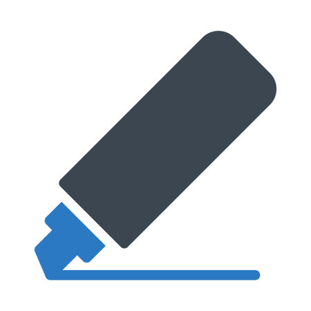 highlighter icon for website design and desktop envelopment, development. Premium pack.のイラスト素材