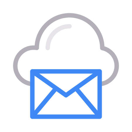 cloud mailのイラスト素材