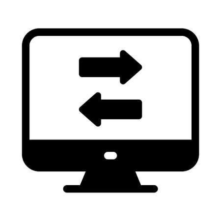 exchange icon for website design and desktop envelopment, development. Premium pack.のイラスト素材