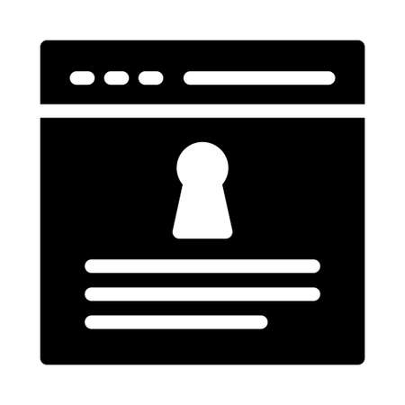 internet lockのイラスト素材