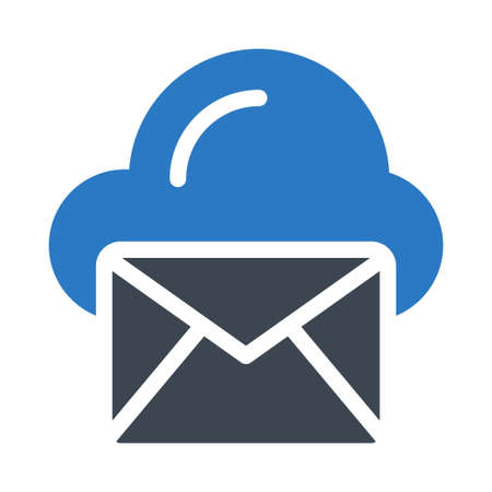 cloud envelopeのイラスト素材