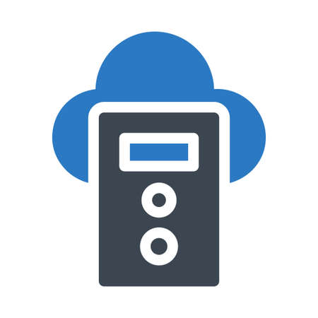 cloud computerのイラスト素材