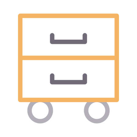 drawer icon for website design and desktop envelopment, development. Premium pack.のイラスト素材