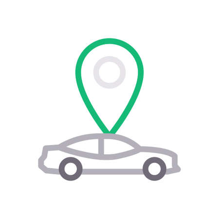 car locationのイラスト素材