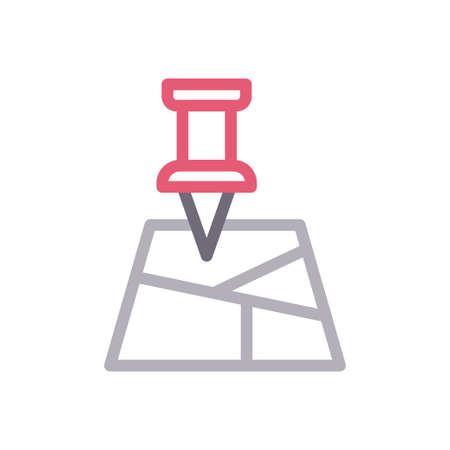 push pinのイラスト素材