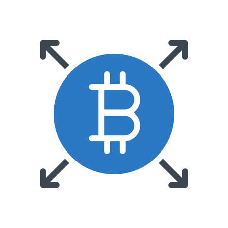 bitcoin connectionのイラスト素材