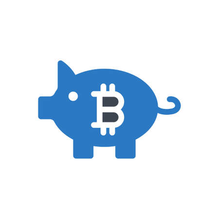 bitcoin bankのイラスト素材