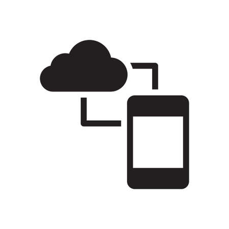 cloud icon for website design and desktop envelopment, development. Premium pack.のイラスト素材