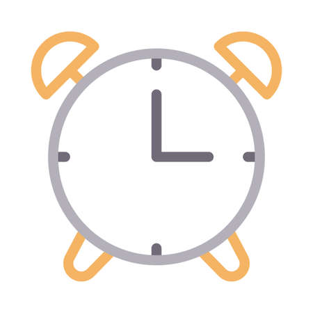 alarm clock icon for website design and desktop envelopment, development. Premium pack.のイラスト素材