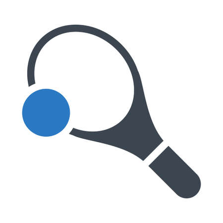 racket icon for website design and desktop envelopment, development. Premium pack.のイラスト素材