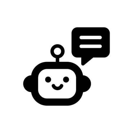 robot messageのイラスト素材