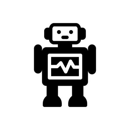 artificial robotのイラスト素材