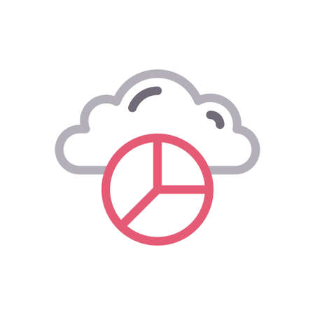 cloud graphのイラスト素材