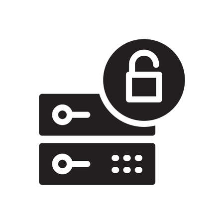 server lockのイラスト素材