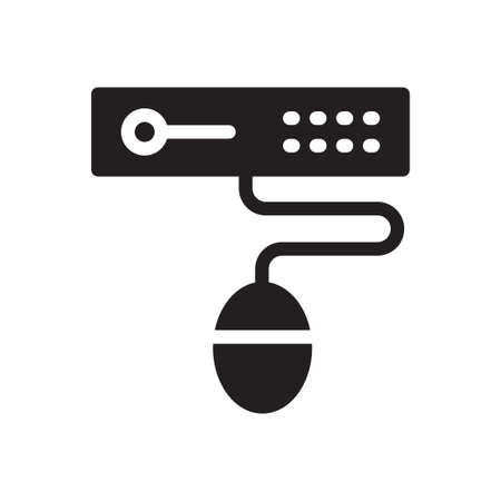 click serverのイラスト素材