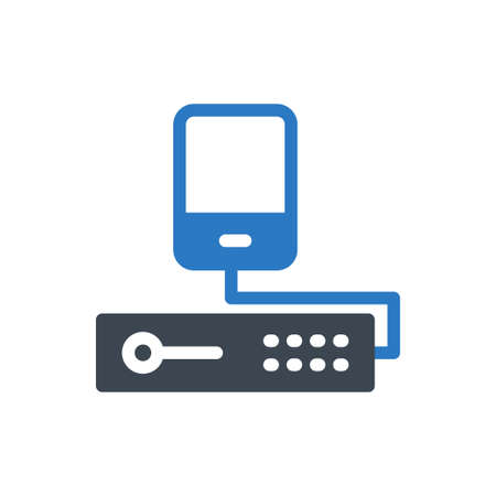 phone storageのイラスト素材