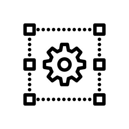 creative icon for website design and desktop envelopment, development. Premium pack.のイラスト素材