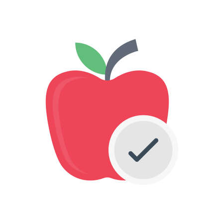 diet icon for website design and desktop envelopment, development. Premium pack.のイラスト素材