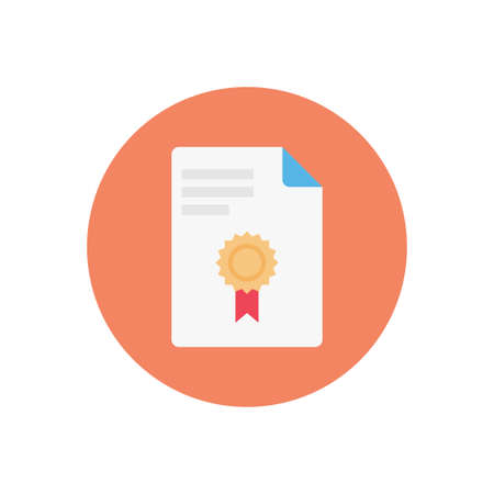degree design illustration.