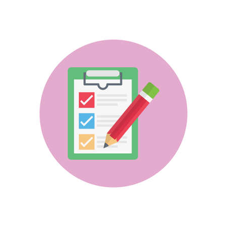checklist design illustration.