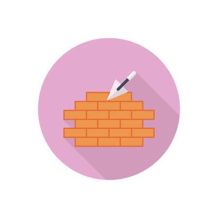 brick icon for website design and desktop envelopment, development. Premium pack.のイラスト素材
