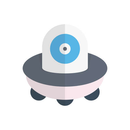 alien ship icon for website design and desktop envelopment, development. Premium pack.