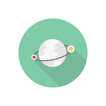 planet icon for website design and desktop envelopment, development. Premium pack.のイラスト素材