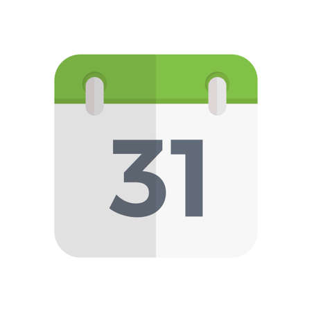 date icon for website design and desktop envelopment, development. Premium pack.のイラスト素材