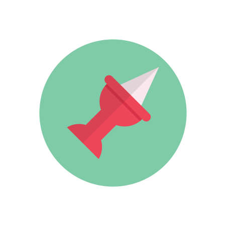 thumbtack icon for website design and desktop envelopment, development. Premium pack.のイラスト素材