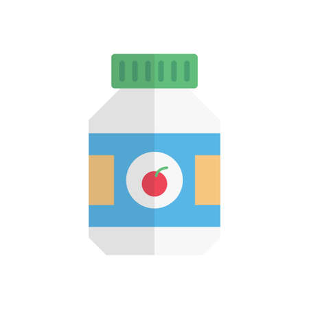 bottle icon for website design and desktop envelopment, development. Premium pack.のイラスト素材