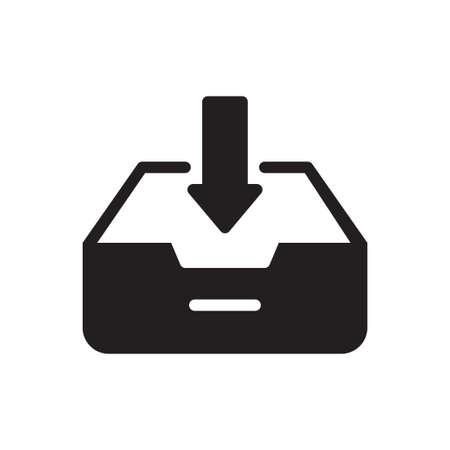 drawer icon for website design and desktop envelopment, development. Premium pack.のイラスト素材