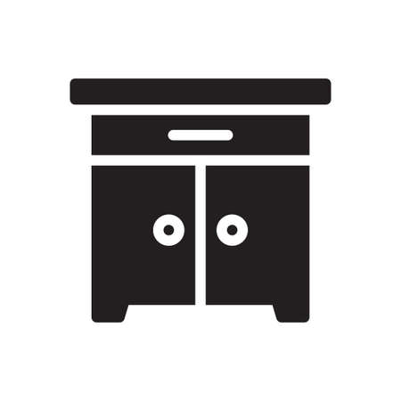 cabinet icon for website design and desktop envelopment, development. Premium pack.のイラスト素材